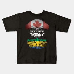 Canadian Grown With Gabonese Roots - Gift for Gabonese With Roots From Gabon Kids T-Shirt